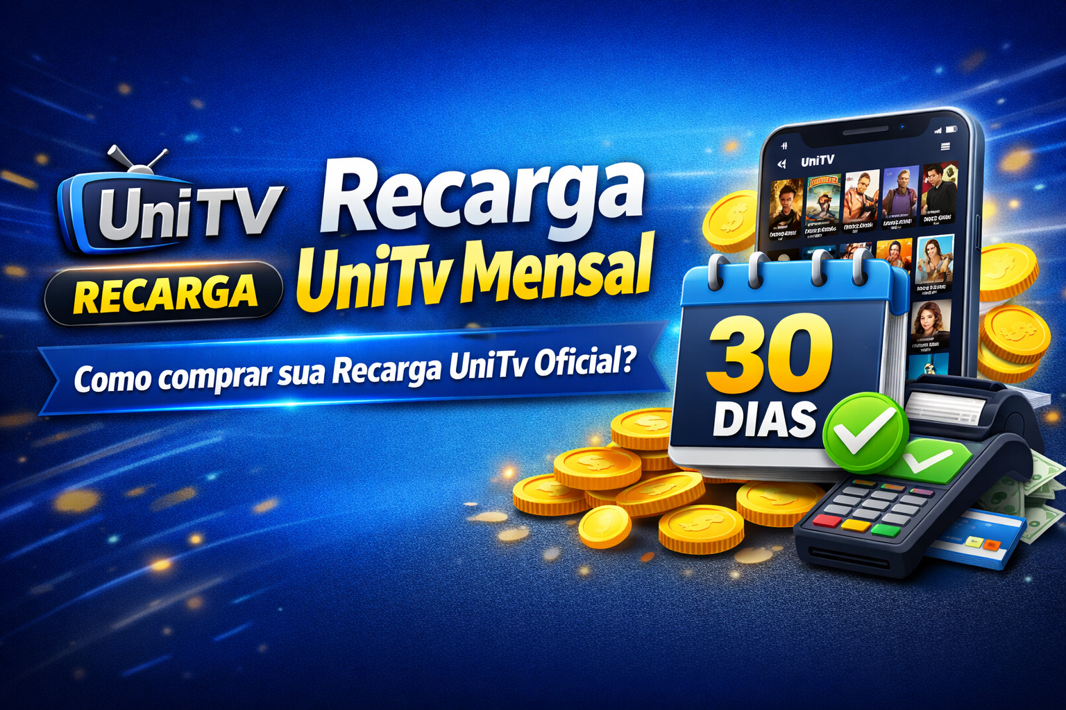 Recarga unitv mensal